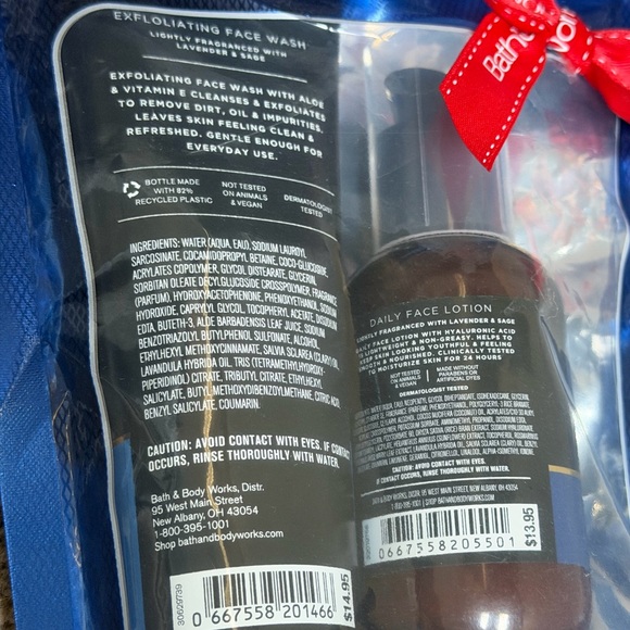 NEW Bath & Body Works Men’s Face Care Set Exfoliating Wash Daily Lotion Moisture - Picture 6 of 6